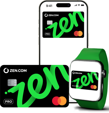 ZEN Card, Smartphone with ZEN Card, Smartwatch